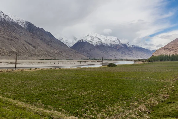 Wakhanské Údolí Mezi Tádžikistánem Afghánistánem — Stock fotografie