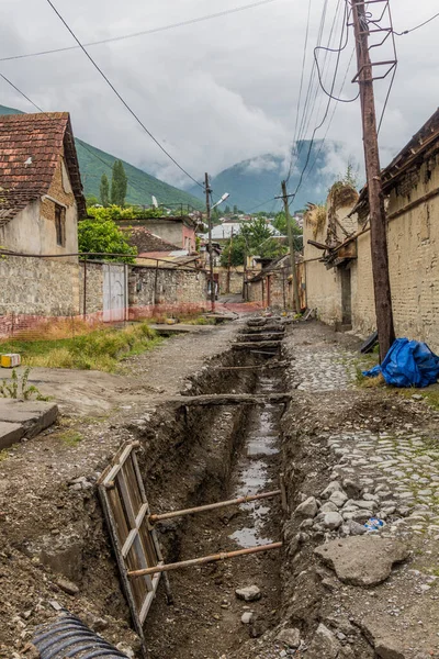 Trabajos Excavación Sheki Azerbaiyán — Foto de Stock