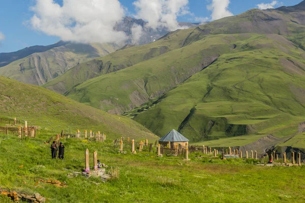 Xinaliq Azerbaijan 2018年6月14日 アゼルバイジャンのシナリク村墓地 — ストック写真