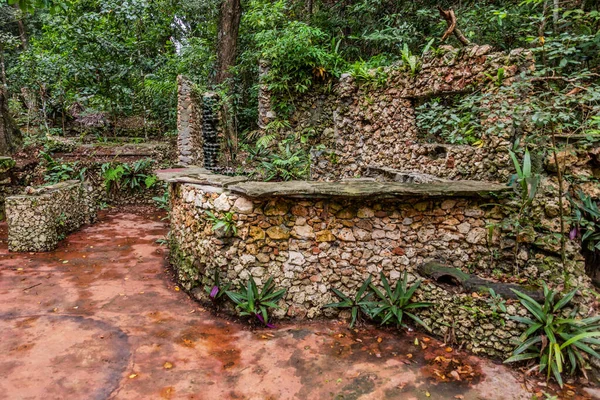 Ruinas Bar Forestal Parque Nacional Choco Cerca Cabarete República Dominicana —  Fotos de Stock