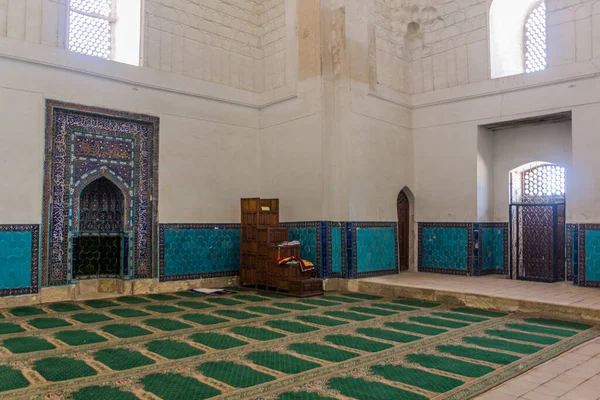 Turkistán Kazakhstán Mayo 2018 Interior Del Mausoleo Khoja Ahmed Yasawi —  Fotos de Stock