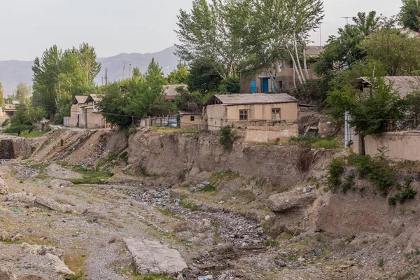 Häuser Der Stadt Penjikent Tadschikistan — Stockfoto