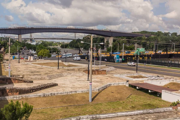 Santo Domingo Dominican Republic November 2018 Bridges Rio Ozama River — Stock Photo, Image