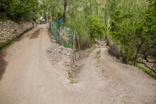 Routes Dans Village Nofin Dans Les Montagnes Fann Tadjikistan — Photo