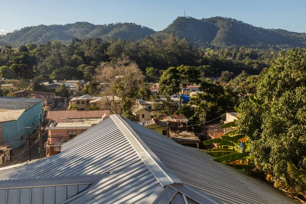 Blick Auf Die Stadt Jarabacoa Der Dominikanischen Republik — Stockfoto