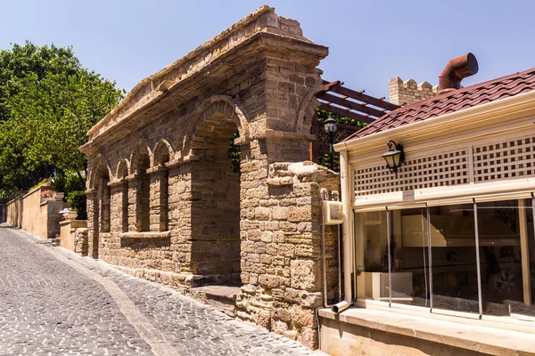 Old Walls Old Town Baku Azerbaijan — Stock Photo, Image