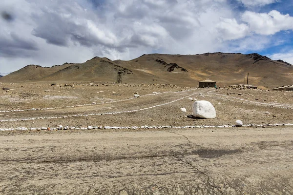 Дороги Селе Каракуль Горно Бадахшанской Автономной Области Таджикистана — стоковое фото