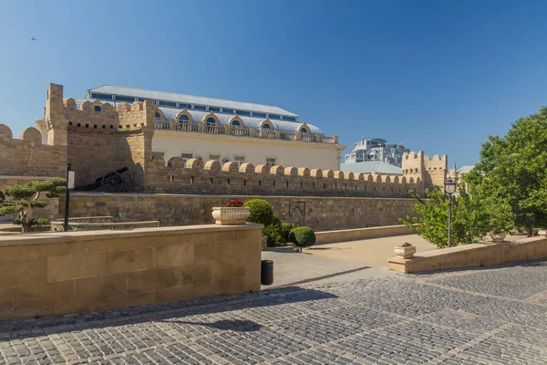 Zdi Starého Města Baku Ázerbájdžán — Stock fotografie
