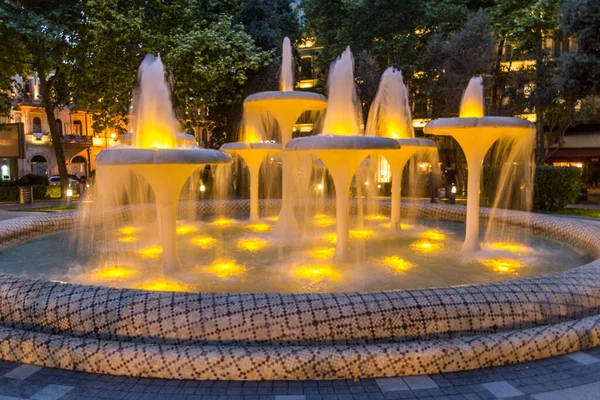 Fontaine Blanche Bakou Azerbaïdjan — Photo