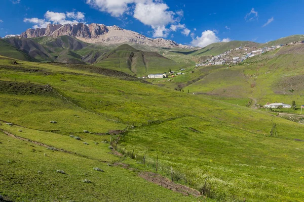 Meadow Xinaliq Khinalug Village Ázerbájdžán — Stock fotografie