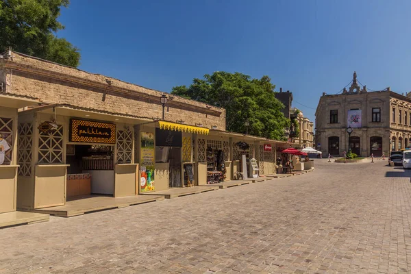 Baku Azerbaijan Juni 2018 Kraampjes Oude Stad Baku Azerbeidzjan — Stockfoto