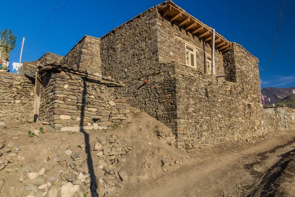 Дом Селе Ксиналик Хиналуг Азербайджан — стоковое фото