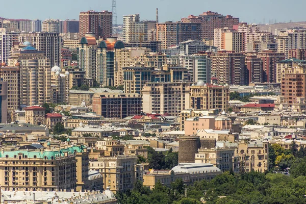 View Baku Skyline Azerbaijan — Stock Photo, Image