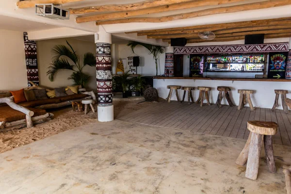 Las Terrenas République Dominicaine Décembre 2018 Bar Afreeka Beach Hostel — Photo