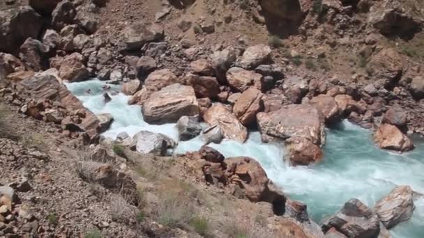 Panj Fluss im Wakhan Tal — Stockvideo