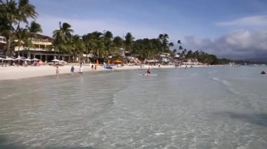 BORACAY, FİLİPPİNLER - 1 Şubat 2018: Boracay Adası, Filipinler