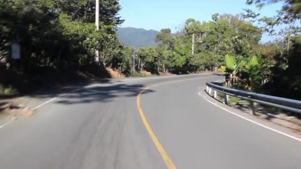 Przejazd drogą w pobliżu Konstancy, Dominikana — Wideo stockowe