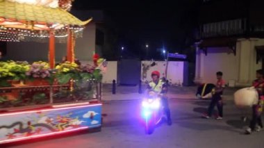 KUALA LUMPUR, MALAYSIA - 31 Mart 2018: Çin fener festivali Kuala Lumpur, Malezya