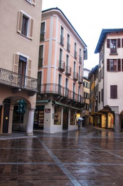 Lugano şehir merkezinin mimarisi