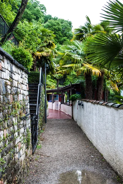 View of a picturesque Gandria village — Stock Photo, Image