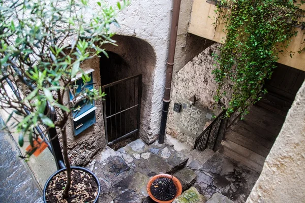 Vista de un pintoresco pueblo de Gandria — Foto de Stock