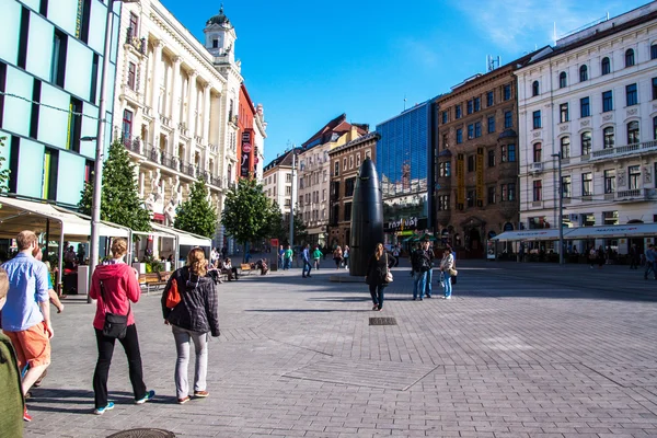 Square of Freedom (namesti Svobody) in Brno — Stock Photo, Image