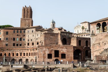 Roma'da eski binaların görünümü