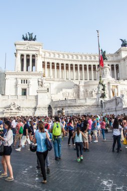 Ünlü İtalyan anıt Vittorio Emanuele II Roma