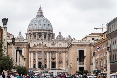 St. Peter's Bazilikası Vatikan turist ziyaret