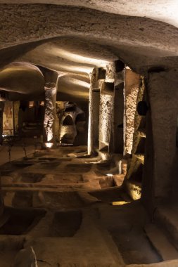 San Gennaro Napoli'de catacombs