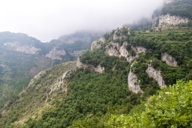 Amalfi coast, kayalık manzara