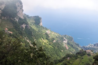 Amalfi coast, kayalık manzara