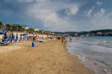 Agropoli Beach'te görünümünü