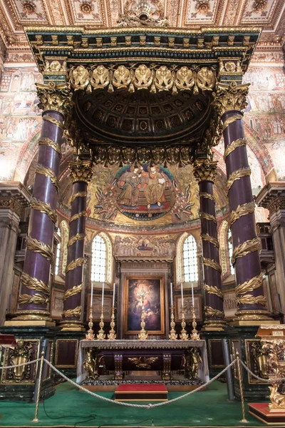 圣玛丽亚大教堂在罗马，意大利 — 图库照片