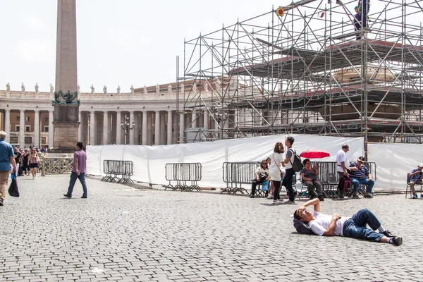 Sint-Pietersplein in Vaticaan — Stockfoto