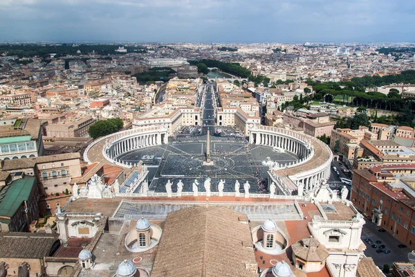 Flygfoto över St.Peters Square — Stockfoto