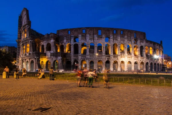 Evening view of Colosseum  in Rome, Italy — Stock Photo, Image