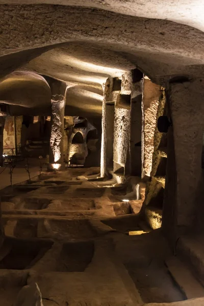 Catacombs of San Gennaro in Naples — Stock Photo, Image