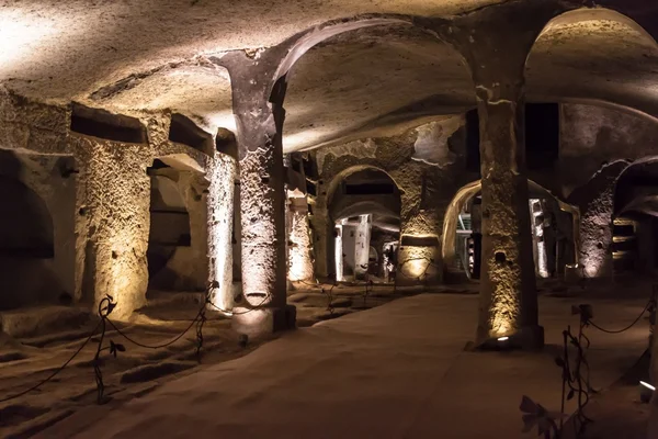 Catacombs of San Gennaro in Naples — Stock Photo, Image