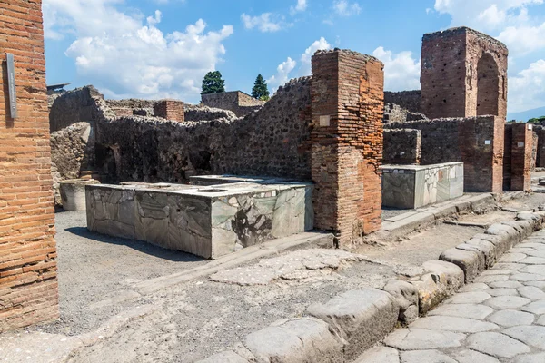 Ruines de la ville antique Pompéi — Photo