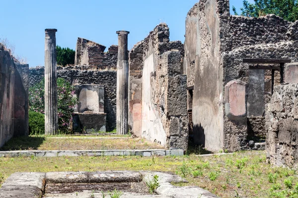 Rovine della città antica Pompei — Foto Stock