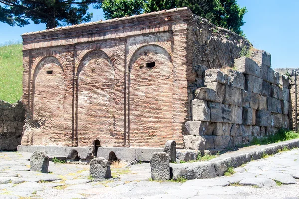 Rovine della città antica Pompei — Foto Stock