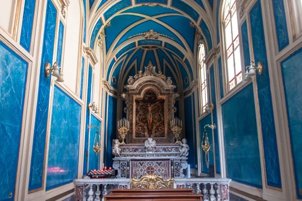 Interior de uma catedral em Sorrento — Fotografia de Stock