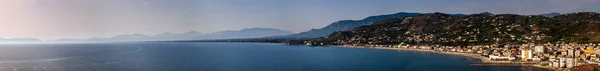 Vue aérienne d'une côte à Agropoli — Photo