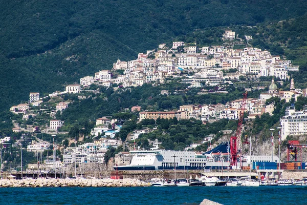 Porto em Salerno — Fotografia de Stock