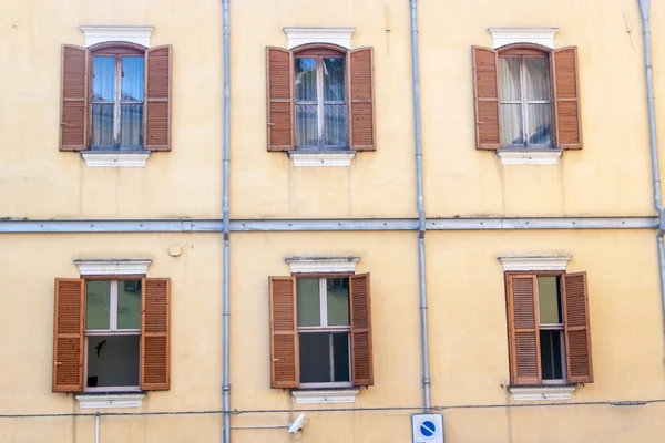 Detail eines Hauses in Salerno — Stockfoto