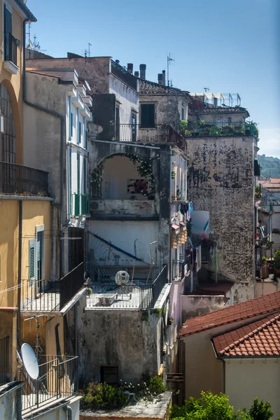 Häuser in salerno — Stockfoto