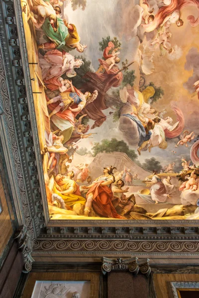 카세르타에서 Palazzo Reale의 인테리어 — 스톡 사진