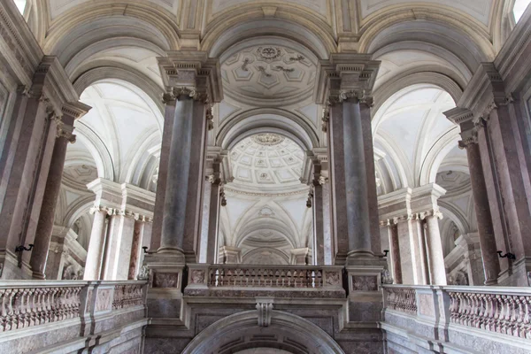 Main stairway in Palazzo Reale in Caserta — Stock Photo, Image