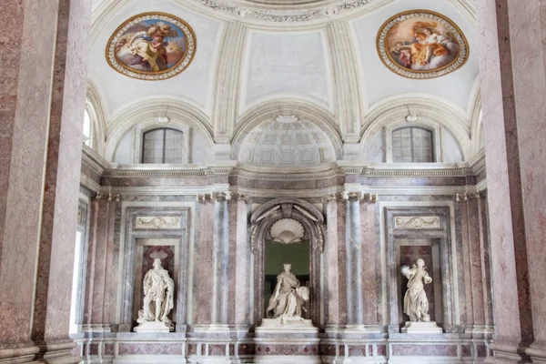 Main stairway in Palazzo Reale in Caserta — Stock Photo, Image